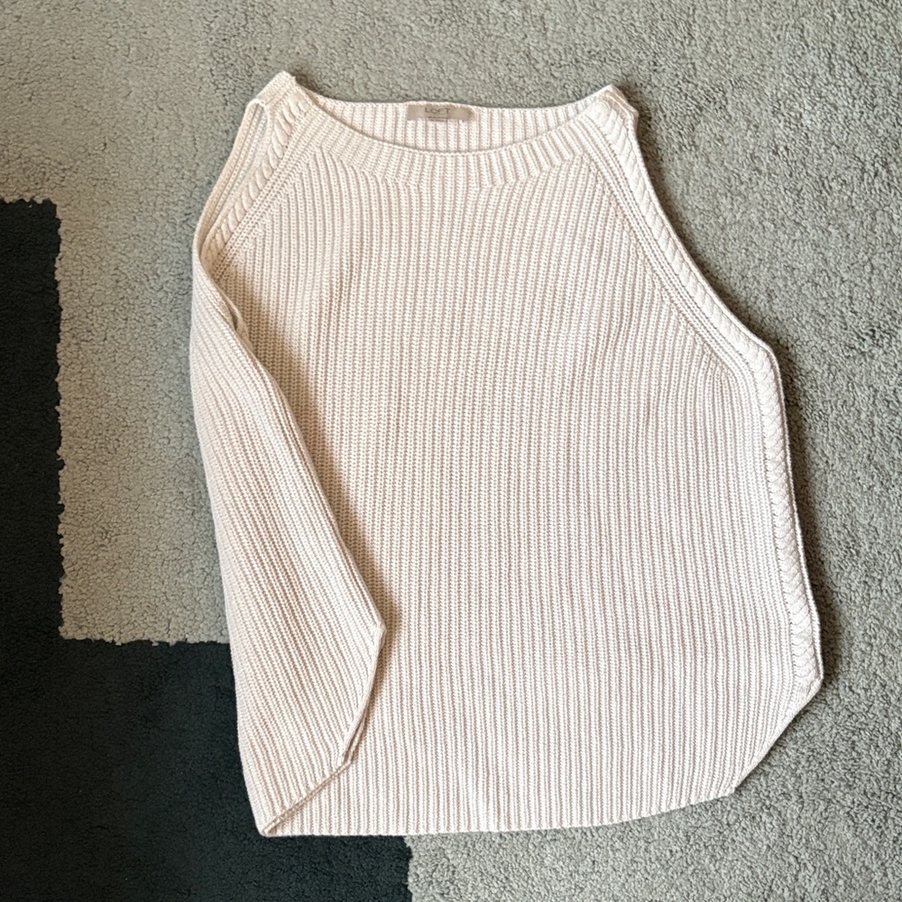LOFT Women’s Cream Sleeveless Knit Top